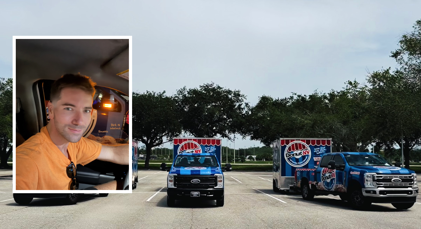 Michael with his DonutNV food-truck operation